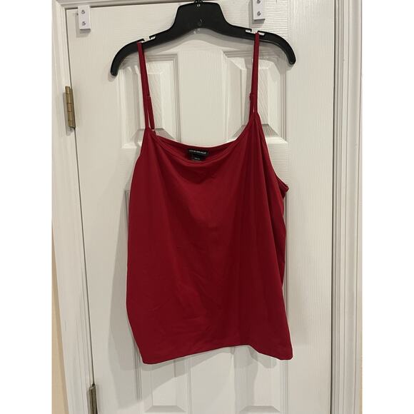 Lane Bryant Red Cami Tank Top Size 22/24 - Picture 1 of 3